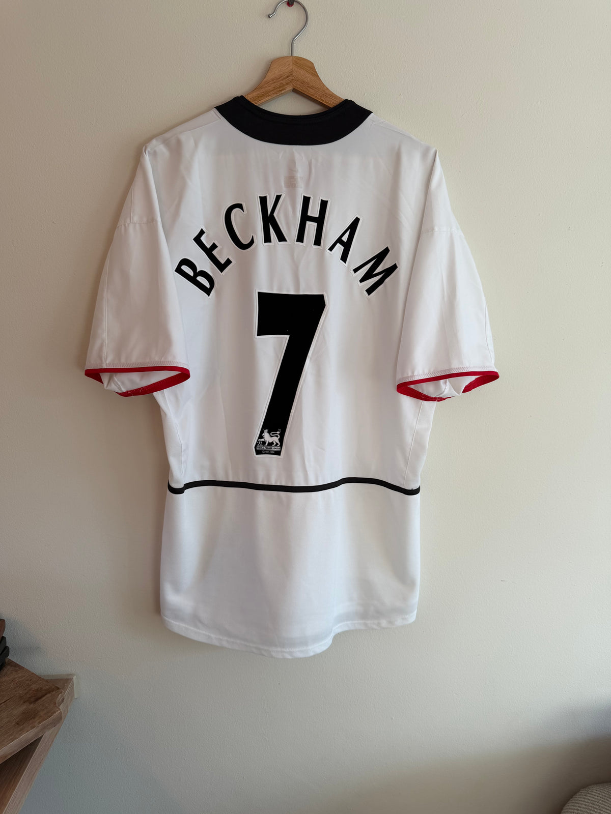 Man Utd 2002/03 Away Shirt Worthington Cup Final ‘Beckham’ (L)