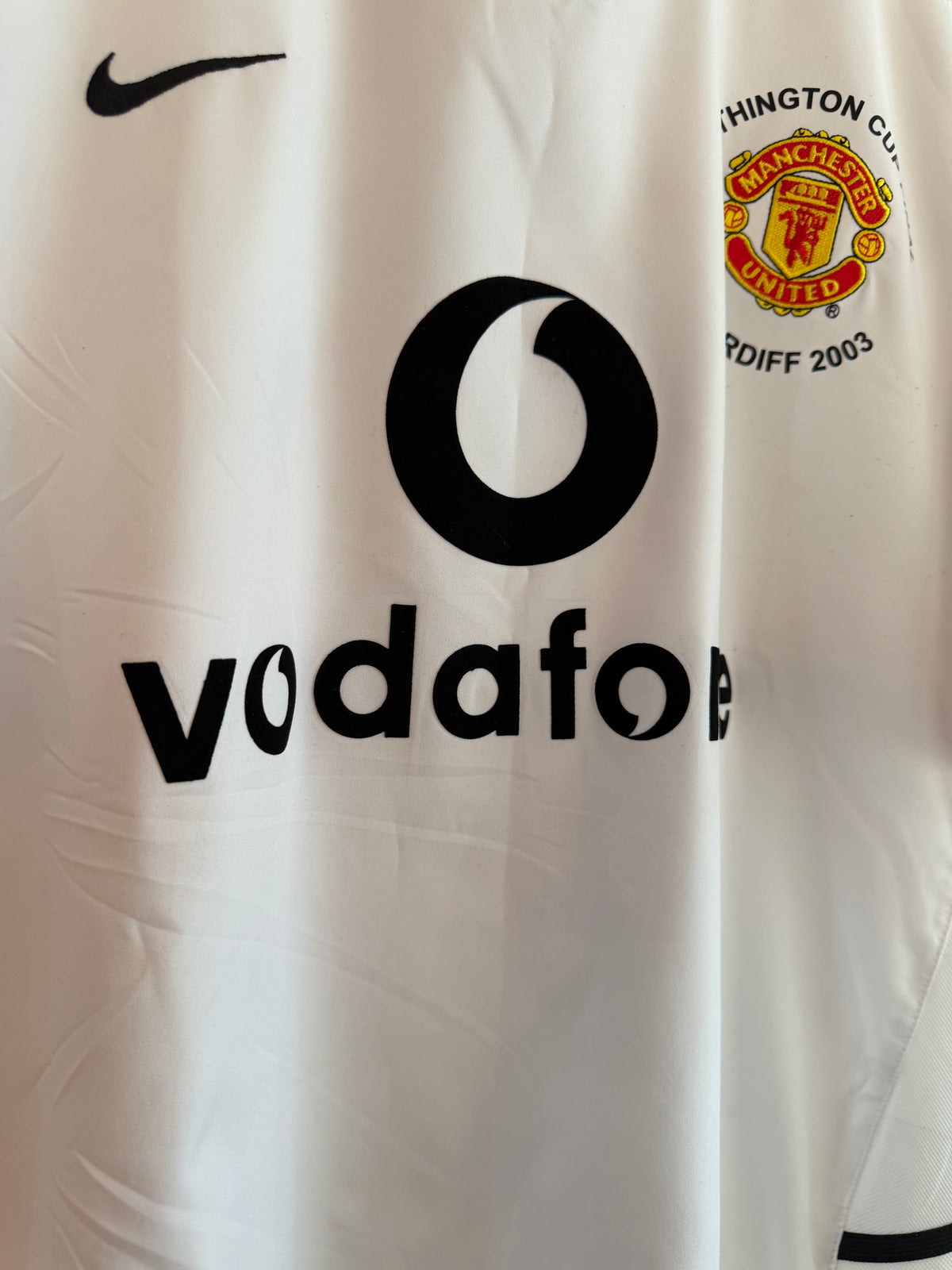 Man Utd 2002/03 Away Shirt Worthington Cup Final ‘Beckham’ (L)