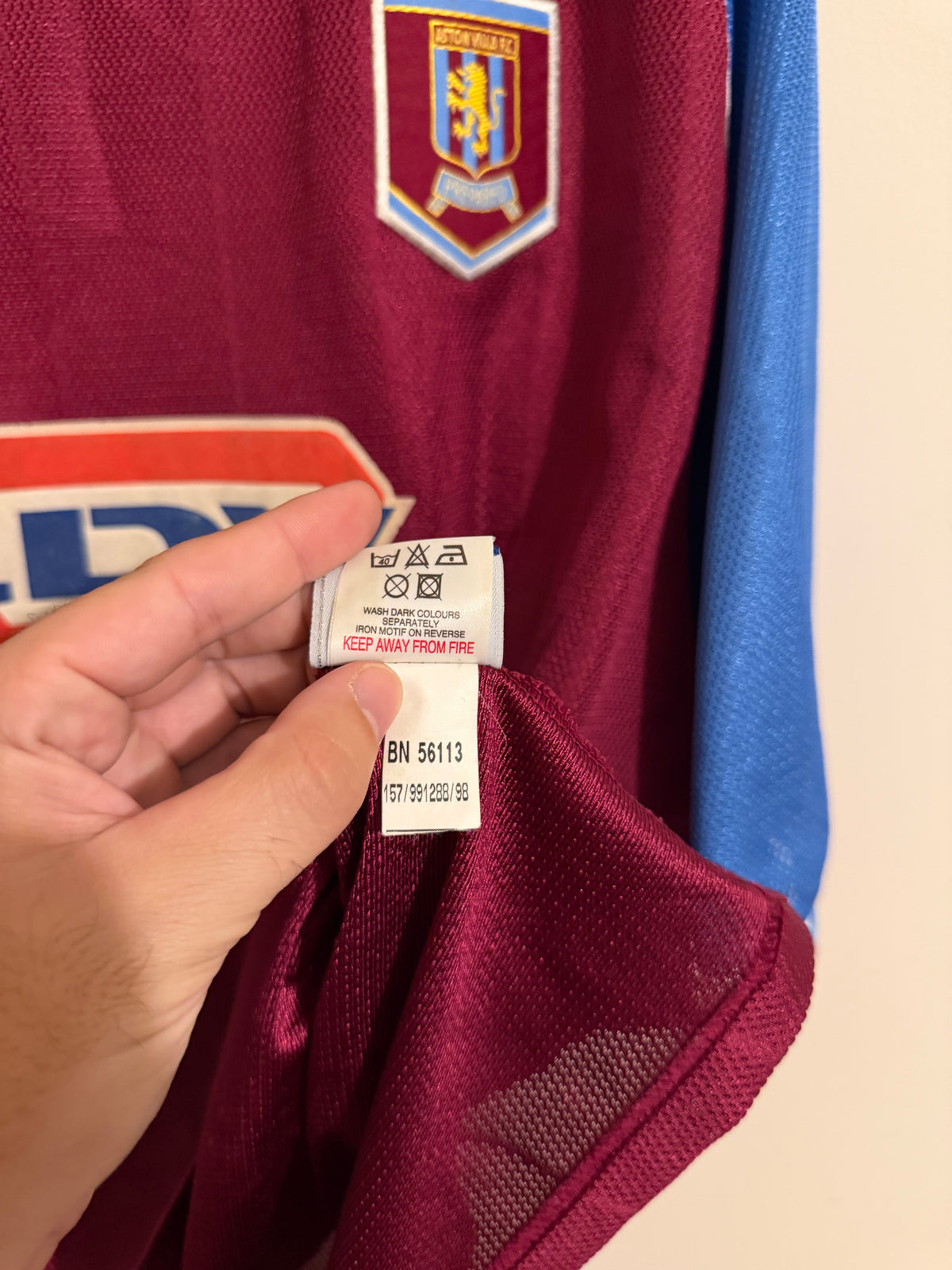 Aston Villa 1998/99 Home Shirt (XXL)