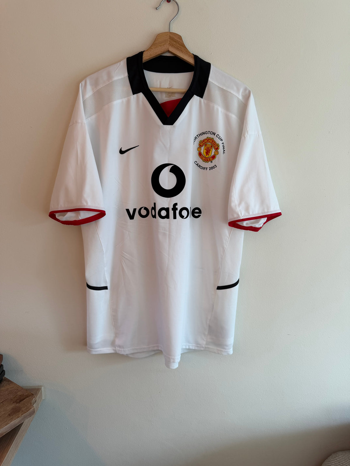 Man Utd 2002/03 Away Shirt Worthington Cup Final ‘Beckham’ (L)