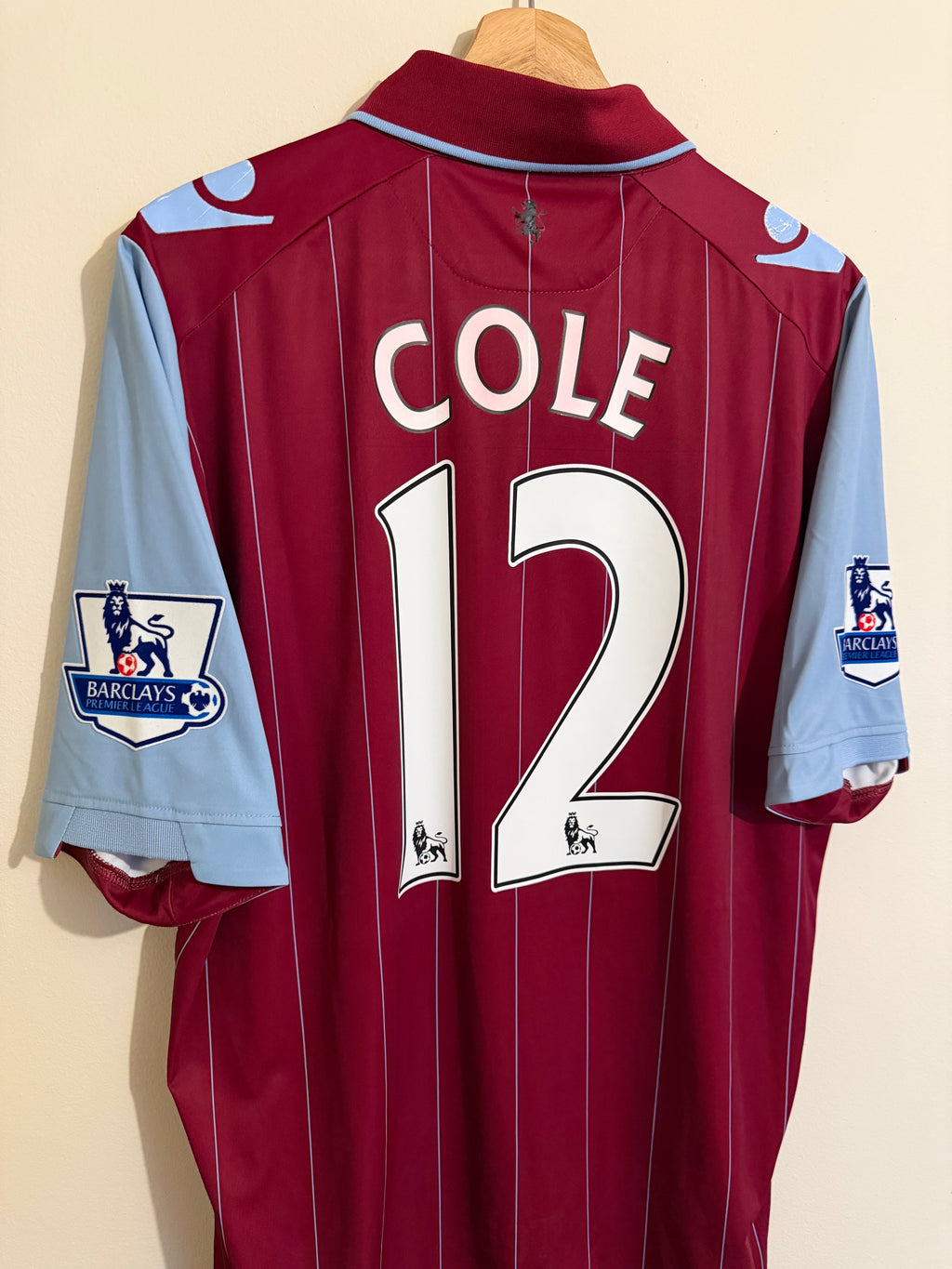 Aston Villa 2014/15 Home Shirt ‘Cole’ (L)