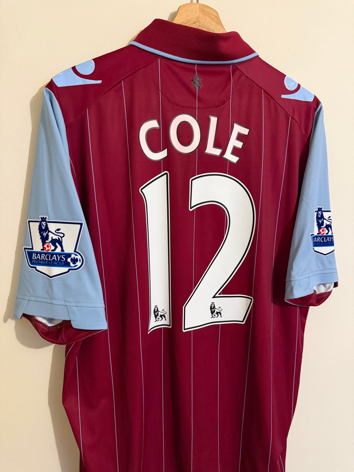 Aston Villa 2014/15 Home Shirt ‘Cole’ (L)