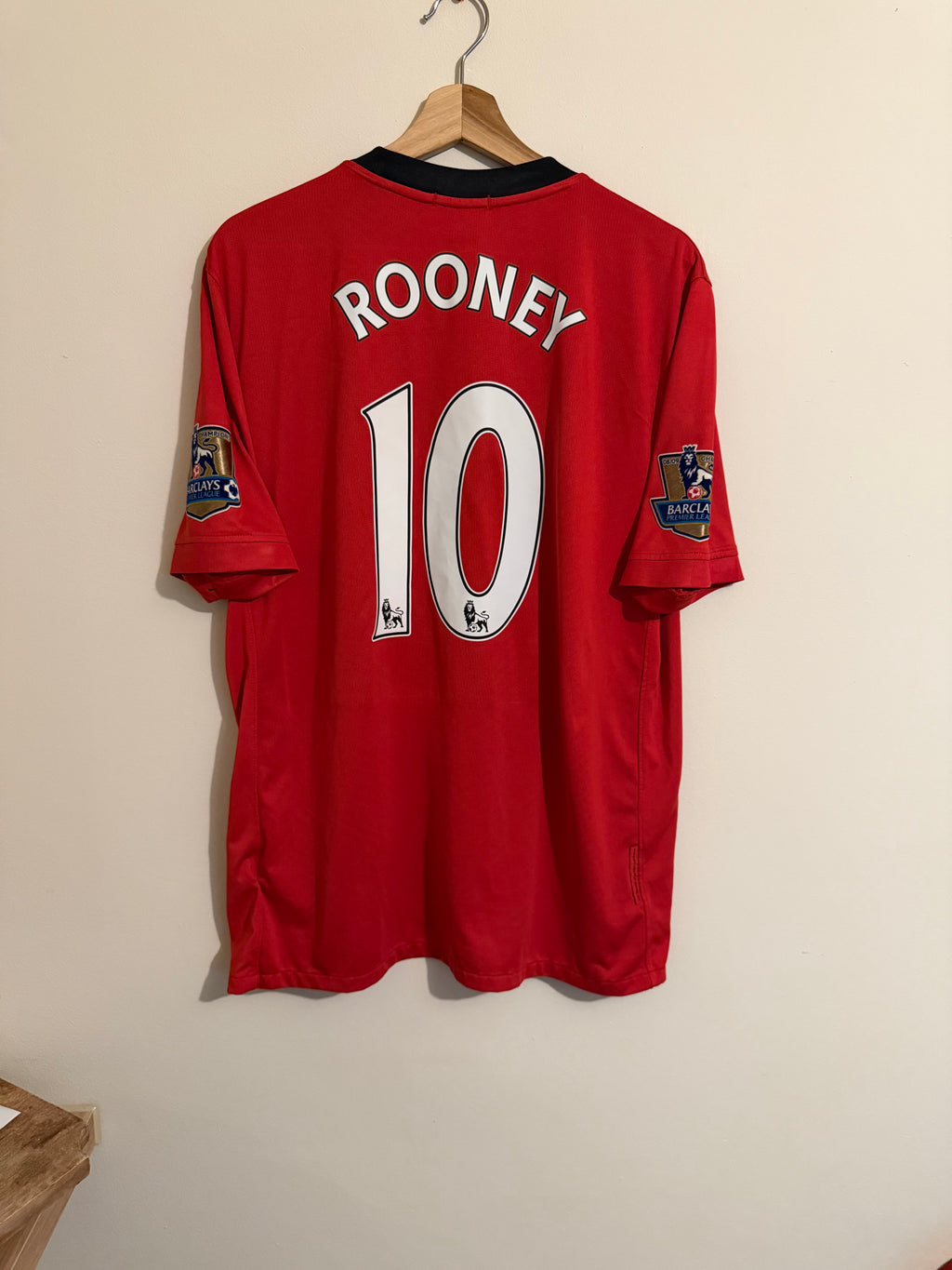 Man Utd 2009/10 Home Shirt ‘Rooney’ (L)