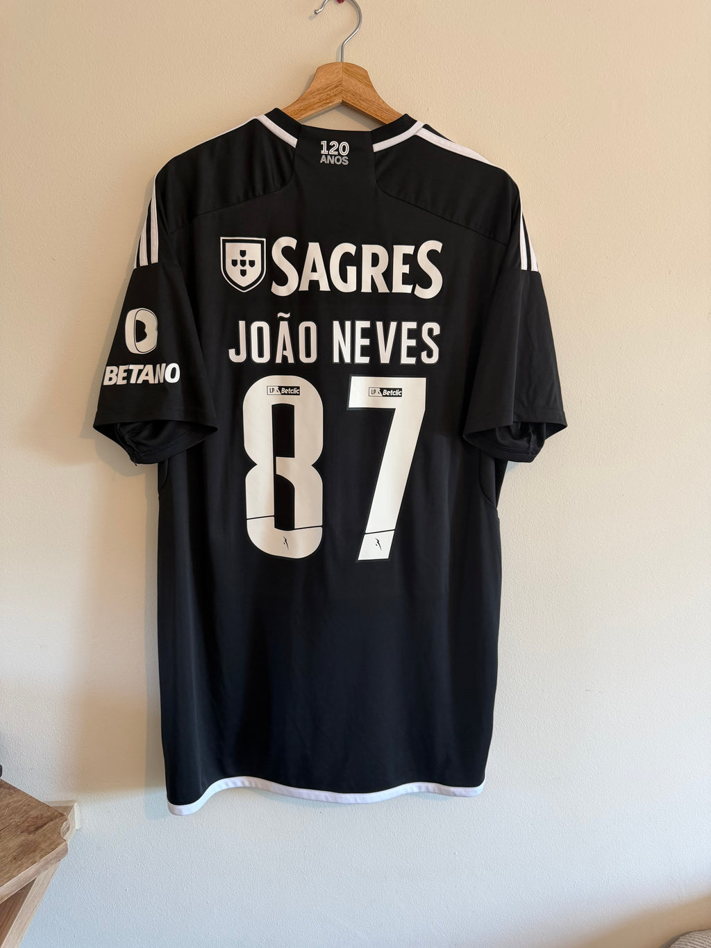 Benfica 2023/24 Away Shirt ‘Joao Neves’ (XXL)