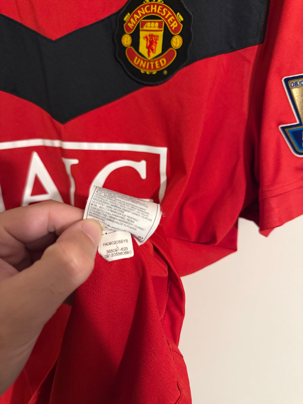 Man Utd 2009/10 Home Shirt ‘Rooney’ (L)