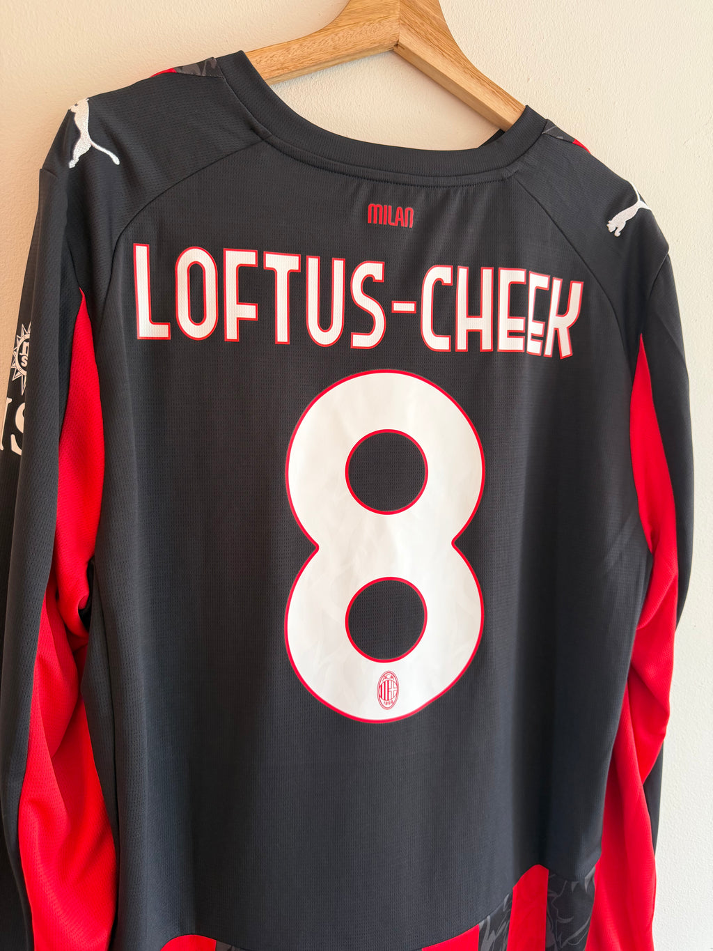 AC Milan 2025/26 Home Shirt LS ‘Loftus-Cheek’ (XL)