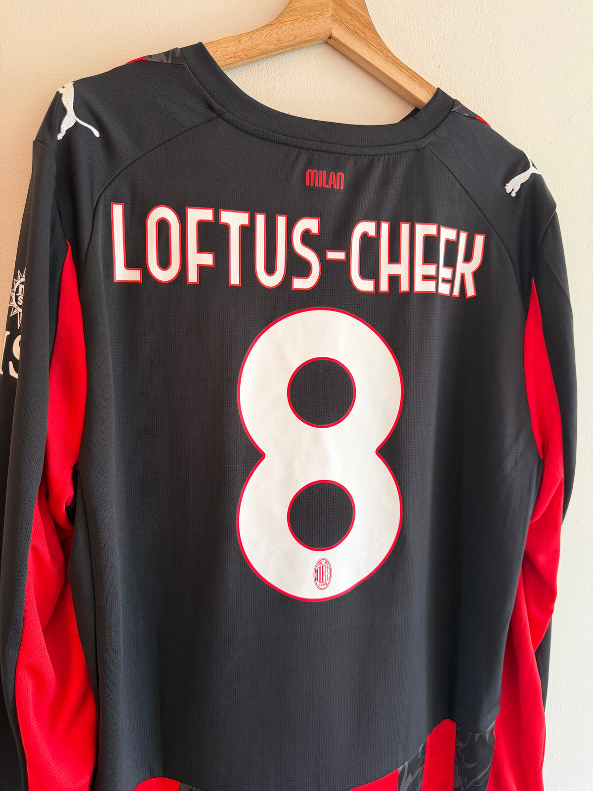 AC Milan 2025/26 Home Shirt LS ‘Loftus-Cheek’ (XL)