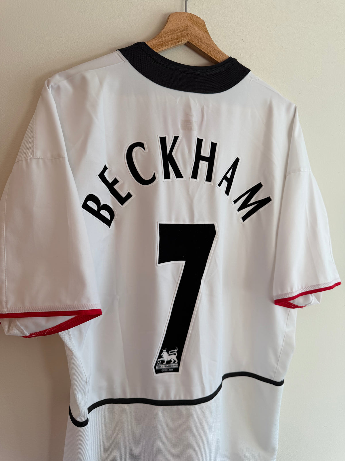 Man Utd 2002/03 Away Shirt Worthington Cup Final ‘Beckham’ (L)
