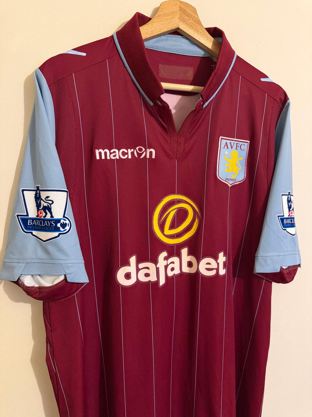 Aston Villa 2014/15 Home Shirt ‘Cole’ (L)