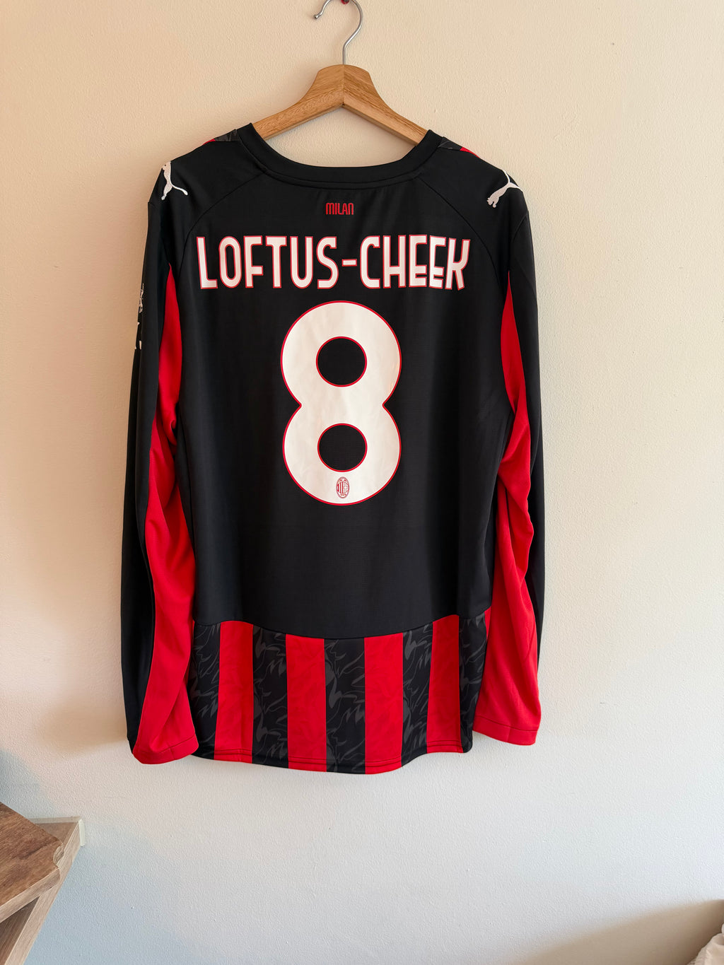 AC Milan 2025/26 Home Shirt LS ‘Loftus-Cheek’ (XL)