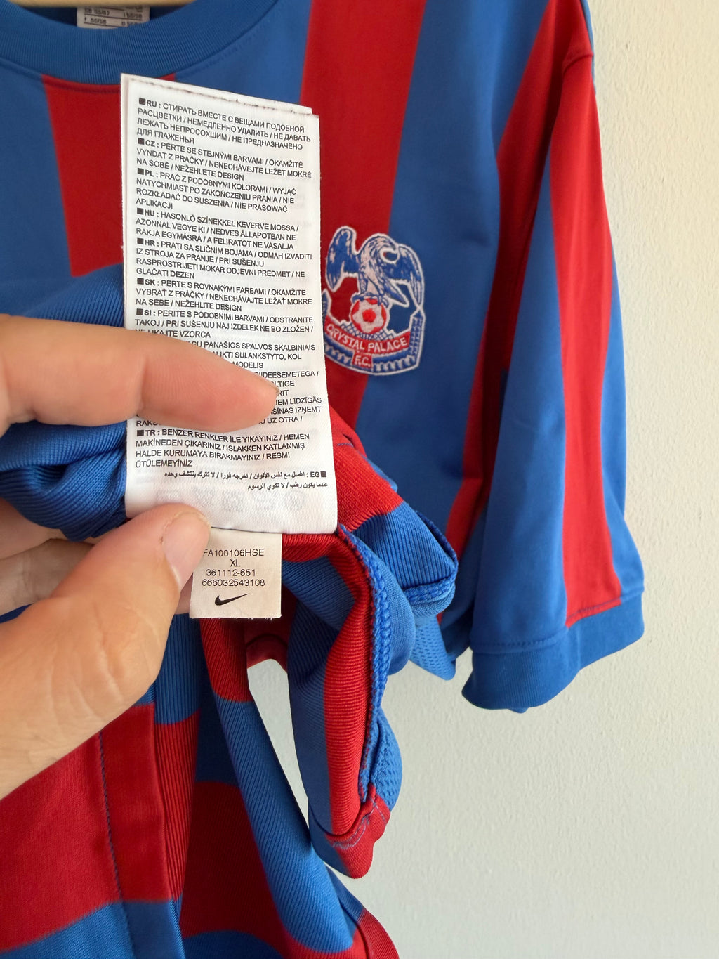 Crystal Palace 2010/11 Home Shirt ‘Ambrose’ (XL)