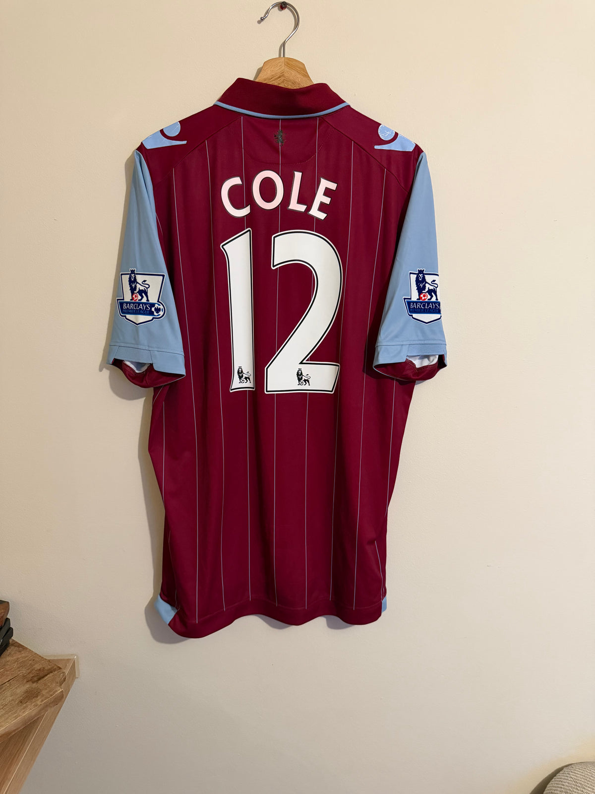 Aston Villa 2014/15 Home Shirt ‘Cole’ (L)