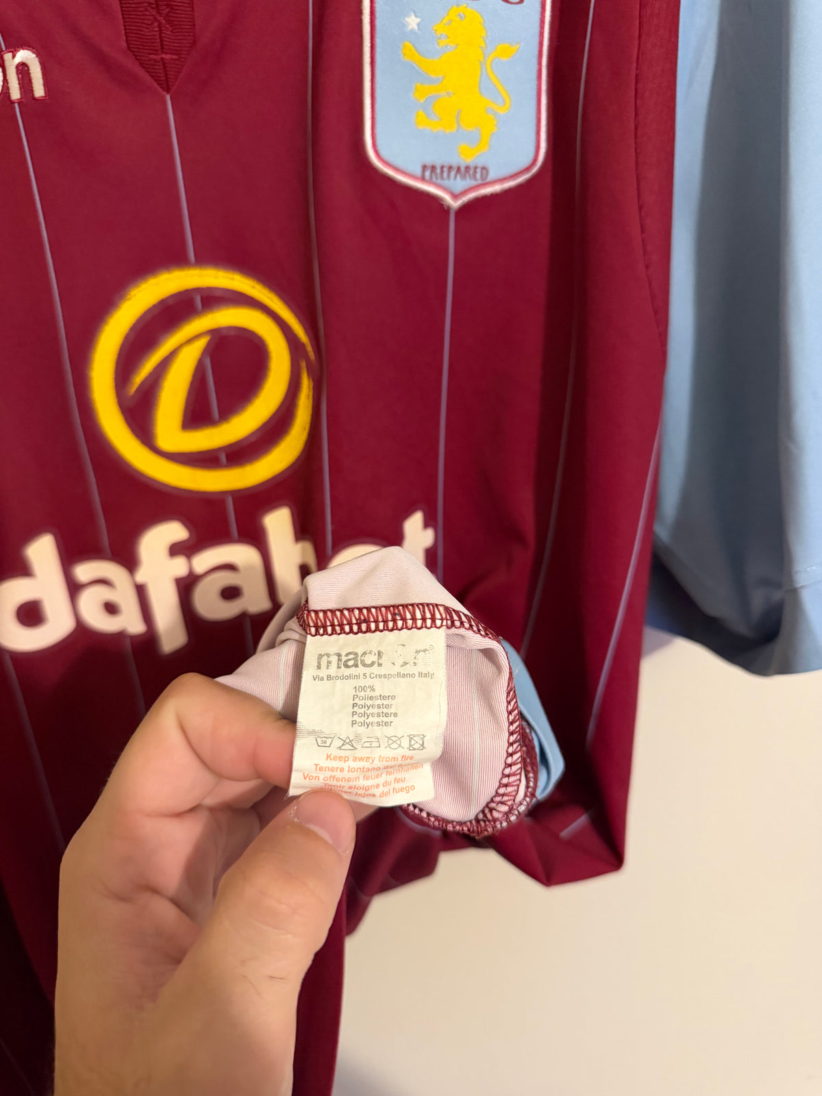 Aston Villa 2014/15 Home Shirt ‘Cole’ (L)