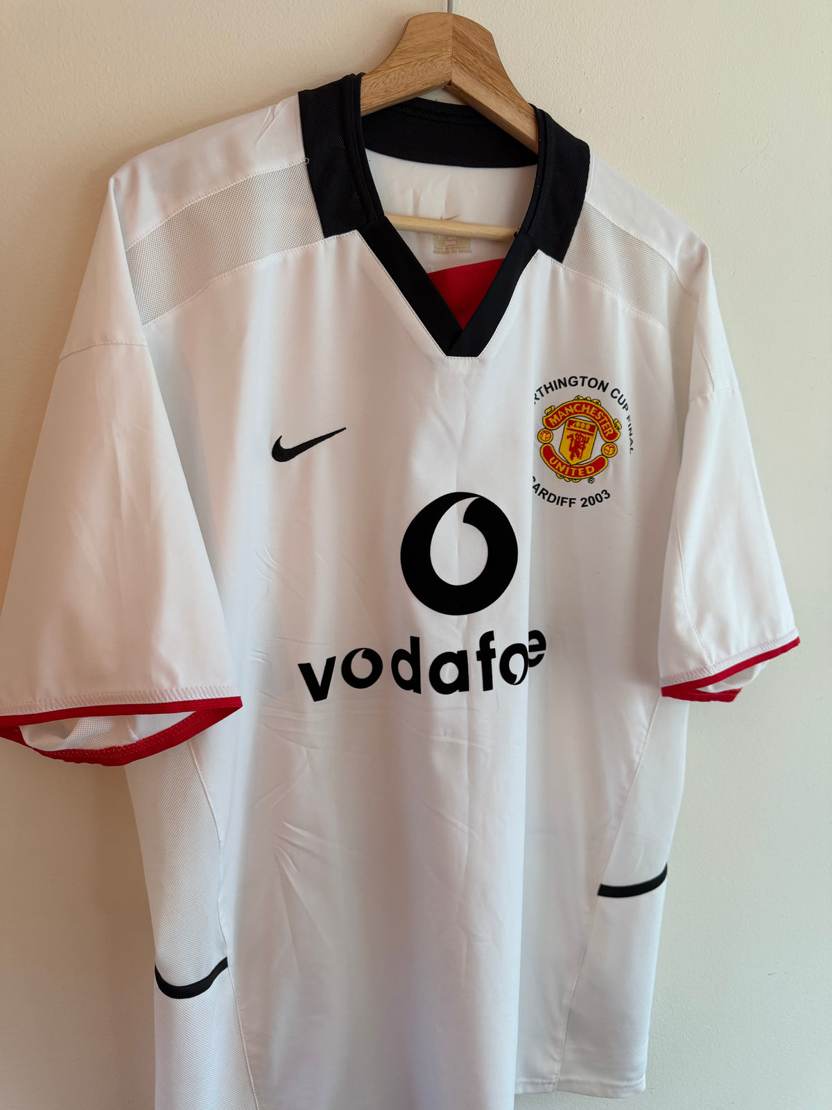 Man Utd 2002/03 Away Shirt Worthington Cup Final ‘Beckham’ (L)